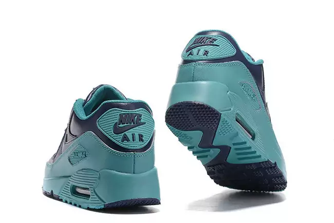 air max 90 chaussures nike tendance retro green deep blue